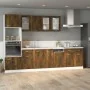 Smoked oak engineered wood kitchen base cabinet by vidaXL, Kitchen cabinets - Ref: Foro24-815570, Price: 53,70 €, Discount: %