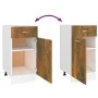 Smoked oak engineered wood kitchen base cabinet by vidaXL, Kitchen cabinets - Ref: Foro24-815570, Price: 53,70 €, Discount: %