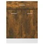 Smoked oak engineered wood kitchen base cabinet by vidaXL, Kitchen cabinets - Ref: Foro24-815576, Price: 81,02 €, Discount: %
