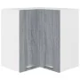 Corner hanging wardrobe in gray Sonoma engineered wood by vidaXL, Kitchen cabinets - Ref: Foro24-815598, Price: 79,12 €, Disc...