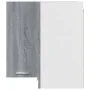 Corner hanging wardrobe in gray Sonoma engineered wood by vidaXL, Kitchen cabinets - Ref: Foro24-815598, Price: 79,12 €, Disc...