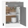 Niedriger Küchenschrank aus Holzwerkstoff Sonomagrau 50x46x81,5 cm von vidaXL, Küchenschränke - Ref: Foro24-815574, Preis: 73...