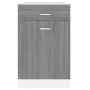 Niedriger Küchenschrank aus Holzwerkstoff Sonomagrau 50x46x81,5 cm von vidaXL, Küchenschränke - Ref: Foro24-815574, Preis: 73...