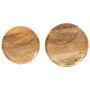 Round side tables 2 pcs solid mango wood and steel by vidaXL, Side tables - Ref: Foro24-286470, Price: 181,60 €, Discount: %