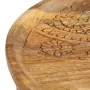 Round side tables 2 pcs solid mango wood and steel by vidaXL, Side tables - Ref: Foro24-286470, Price: 181,60 €, Discount: %