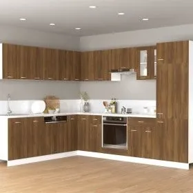 Armario colgante madera ingeniería marrón roble 60x31x40 cm de vidaXL, Armarios de cocina - Ref: Foro24-815593, Precio: 42,35...