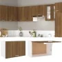Hängender Schrank aus braunem Eichenholz 60x31x40 cm von vidaXL, Küchenschränke - Ref: Foro24-815593, Preis: 42,35 €, Rabatt: %