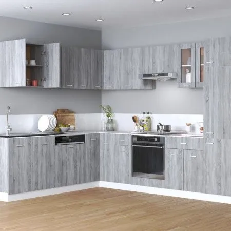 Sonoma grauer Hängeschrank aus Holzwerkstoff, 60 x 31 x 60 cm von vidaXL, Küchenschränke - Ref: Foro24-815112, Preis: 61,55 €...