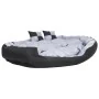 Reversible and washable gray and black dog cushion 150x120x25 cm by vidaXL, Beds for dogs - Ref: Foro24-171210, Price: 85,29 ...
