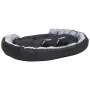 Reversibles und waschbares Hundekissen in Grau und Schwarz 150x120x25 cm von vidaXL, Betten für Hunde - Ref: Foro24-171210, P...