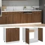 Armario bajo fregadero madera ingeniería marrón 80x46x81,5 cm de vidaXL, Armarios de cocina - Ref: Foro24-815566, Precio: 67,...
