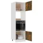 Mikrowellenschrank aus geräuchertem Eichenfurnier 60x57x207 cm von vidaXL, Küchenschränke - Ref: Foro24-815603, Preis: 170,40...