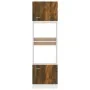 Smoked oak plywood microwave cabinet 60x57x207 cm by vidaXL, Kitchen cabinets - Ref: Foro24-815603, Price: 170,09 €, Discount: %