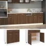 Unterschrank aus braunem Eichensperrholz, 80 x 46 x 81,5 cm von vidaXL, Küchenschränke - Ref: Foro24-815581, Preis: 103,70 €,...