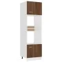 Mikrowellenschrank aus braunem Eichensperrholz, 60 x 57 x 207 cm von vidaXL, Küchenschränke - Ref: Foro24-815605, Preis: 182,...