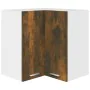 Eck-Hängeschrank aus Holzwerkstoff, geräucherte Eiche von vidaXL, Küchenschränke - Ref: Foro24-815597, Preis: 64,75 €, Rabatt: %