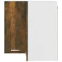 Eck-Hängeschrank aus Holzwerkstoff, geräucherte Eiche von vidaXL, Küchenschränke - Ref: Foro24-815597, Preis: 64,75 €, Rabatt: %