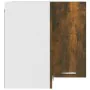 Eck-Hängeschrank aus Holzwerkstoff, geräucherte Eiche von vidaXL, Küchenschränke - Ref: Foro24-815597, Preis: 64,75 €, Rabatt: %