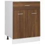 Low oak brown engineered wood kitchen cabinet by vidaXL, Kitchen cabinets - Ref: Foro24-815578, Price: 79,03 €, Discount: %