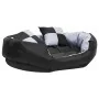 Reversible and washable dog cushion gray and black 85x70x20 cm by vidaXL, Beds for dogs - Ref: Foro24-171208, Price: 54,60 €,...