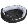Reversible and washable dog cushion gray and black 85x70x20 cm by vidaXL, Beds for dogs - Ref: Foro24-171208, Price: 54,60 €,...