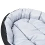 Cojín para perro reversible y lavable gris y negro 85x70x20 cm de vidaXL, Camas para perros - Ref: Foro24-171208, Precio: 54,...