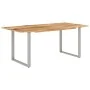 Mesa de comedor de madera maciza de acacia 180x90x76 cm de vidaXL, Mesas de cocina y de comedor - Ref: Foro24-286476, Precio:...