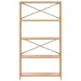 5-stufiges Regal aus massivem Eichenholz, 80 x 30 x 146 cm von vidaXL, Bücherregale und Regale - Ref: Foro24-353812, Preis: 1...