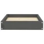 Massives Kiefernholz-Hundebett grau 51,5x44x9 cm von vidaXL, Betten für Hunde - Ref: Foro24-820848, Preis: 24,01 €, Rabatt: %