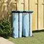 Garbage bag holders 2 pcs PP black and blue 120 L by vidaXL, Garbage cans and trash cans - Ref: Foro24-154980, Price: 24,70 €...