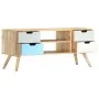 Mueble para TV de madera maciza de mango 110x35x48 cm de vidaXL, Muebles TV - Ref: Foro24-286483, Precio: 117,38 €, Descuento: %