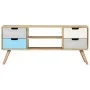 Mueble para TV de madera maciza de mango 110x35x48 cm de vidaXL, Muebles TV - Ref: Foro24-286483, Precio: 117,38 €, Descuento: %
