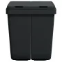 Anthracite gray double trash can 2x25 L by vidaXL, Garbage cans and trash cans - Ref: Foro24-154982, Price: 63,54 €, Discount: %
