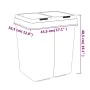 Anthrazitgrauer Doppel-Mülleimer 2x25 L von vidaXL, Mülltonnen und Mülltonnen - Ref: Foro24-154982, Preis: 69,14 €, Rabatt: %