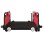 Fahrradanhänger aus Eisen und rotem Oxford-Stoff von vidaXL, Fahrradanhänger - Ref: Foro24-94160, Preis: 76,19 €, Rabatt: %