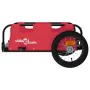 Fahrradanhänger aus Eisen und rotem Oxford-Stoff von vidaXL, Fahrradanhänger - Ref: Foro24-94160, Preis: 76,19 €, Rabatt: %