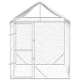 Außenzwinger mit silberverzinkter Stahlmarkise 2x2x2,5 m von vidaXL, Hundehütten und Zäune - Ref: Foro24-153675, Preis: 159,8...