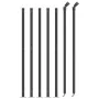 Wire fence with anthracite gray flange 0.8x10 m by vidaXL, fence panels - Ref: Foro24-153984, Price: 57,05 €, Discount: %