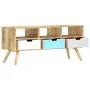 Massivholz Mango TV-Möbel 110x35x48 cm von vidaXL, TV-Möbel - Ref: Foro24-286484, Preis: 146,68 €, Rabatt: %