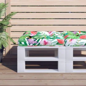 Cushion for pallets multicolored fabric 50x50x12 cm by vidaXL, Cushions for chairs and sofas - Ref: Foro24-360442, Price: 21,...