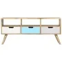 Massivholz Mango TV-Möbel 110x35x48 cm von vidaXL, TV-Möbel - Ref: Foro24-286484, Preis: 146,68 €, Rabatt: %