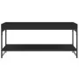 Mesa de centro madera de ingeniería negro 100x49x45 cm de vidaXL, Mesas de centro - Ref: Foro24-832803, Precio: 45,42 €, Desc...