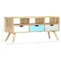 Massivholz Mango TV-Möbel 110x35x48 cm von vidaXL, TV-Möbel - Ref: Foro24-286484, Preis: 146,68 €, Rabatt: %