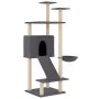 Cat scratching post with dark gray sisal posts 153 cm by vidaXL, Cat furniture - Ref: Foro24-171752, Price: 61,21 €, Discount: %