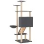 Cat scratching post with dark gray sisal posts 153 cm by vidaXL, Cat furniture - Ref: Foro24-171752, Price: 61,21 €, Discount: %