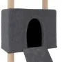 Cat scratching post with dark gray sisal posts 153 cm by vidaXL, Cat furniture - Ref: Foro24-171752, Price: 61,21 €, Discount: %
