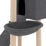 Cat scratching post with dark gray sisal posts 153 cm by vidaXL, Cat furniture - Ref: Foro24-171752, Price: 61,21 €, Discount: %