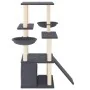 Cat scratching post with dark gray sisal posts 133 cm by vidaXL, Cat furniture - Ref: Foro24-171758, Price: 57,85 €, Discount: %