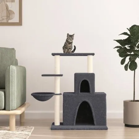 Cat scratching post with dark gray sisal posts 83 cm by vidaXL, Cat furniture - Ref: Foro24-171767, Price: 45,87 €, Discount: %