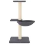 Katzenkratzbaum mit dunkelgrauen Sisalstämmen 72 cm von vidaXL, Katzenmöbel - Ref: Foro24-171770, Preis: 27,85 €, Rabatt: %